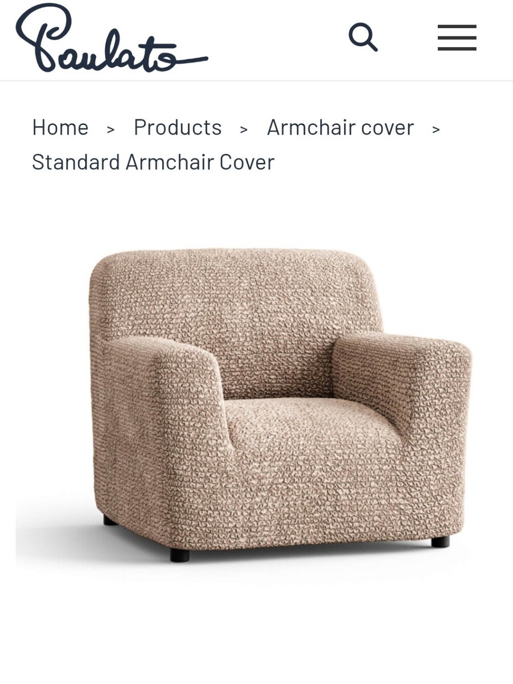 Chair Slip Cover X 2 & Ottoman Cover